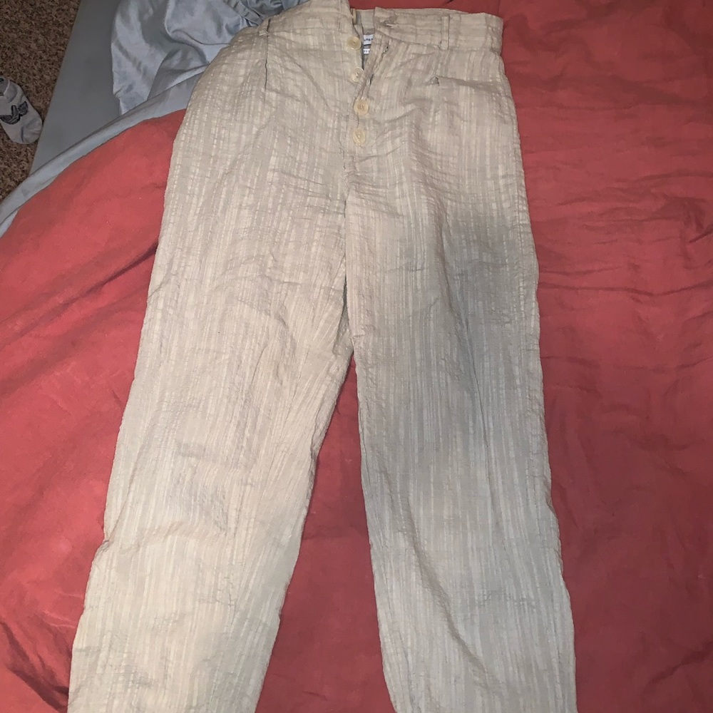 Urban thrifted linen pants